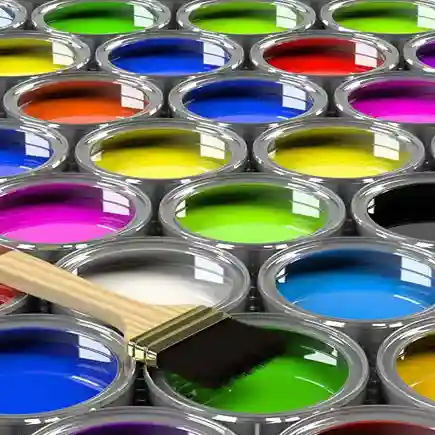 paint filled in containers